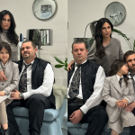 Hombre millonario con familia estable