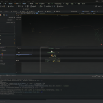 Captura de pantalla mostrando la interfaz de Blender y la consola de Python ejecutando código para extraer archivos.