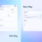 Split-screen illustration comparing two AI workflows: left side shows traditional Stable Diffusion with positive/negative boxes, right side shows MiniMax H3 with a single descriptive box.