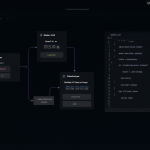 Captura de pantalla mostrando un diagrama de nodos de ComfyUI que procesa videos usando VLMs y VideoAnalyzer.