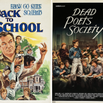 Poster de Back to School y poster de La sociedad de los poetas muertos