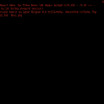 Captura de pantalla del log de errores PHP mostrando un fallo fatal de memoria masiva.