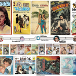 Collage histórico mostrando portadas vintage de revistas como Caras, Vanidades y Cosmopolitan de los años 90, junto con una línea de tiempo que detalla los cierres en Chile y Colombia en 2019, finalizando con el regreso moderno mediante licencias a Alfa Editores.